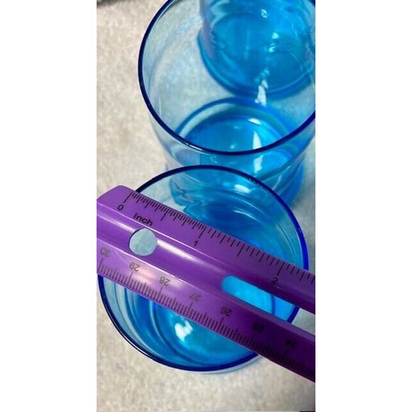 West Virginia Glass Pitcher With 6 Glasses 7 Piece Set - Bamboo Pattern Etched - Picture 6 of 9